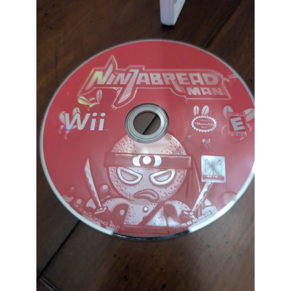 Ninjabread Man (Nintendo Wii Wii U)‎ Complete With Manual - Great Shape